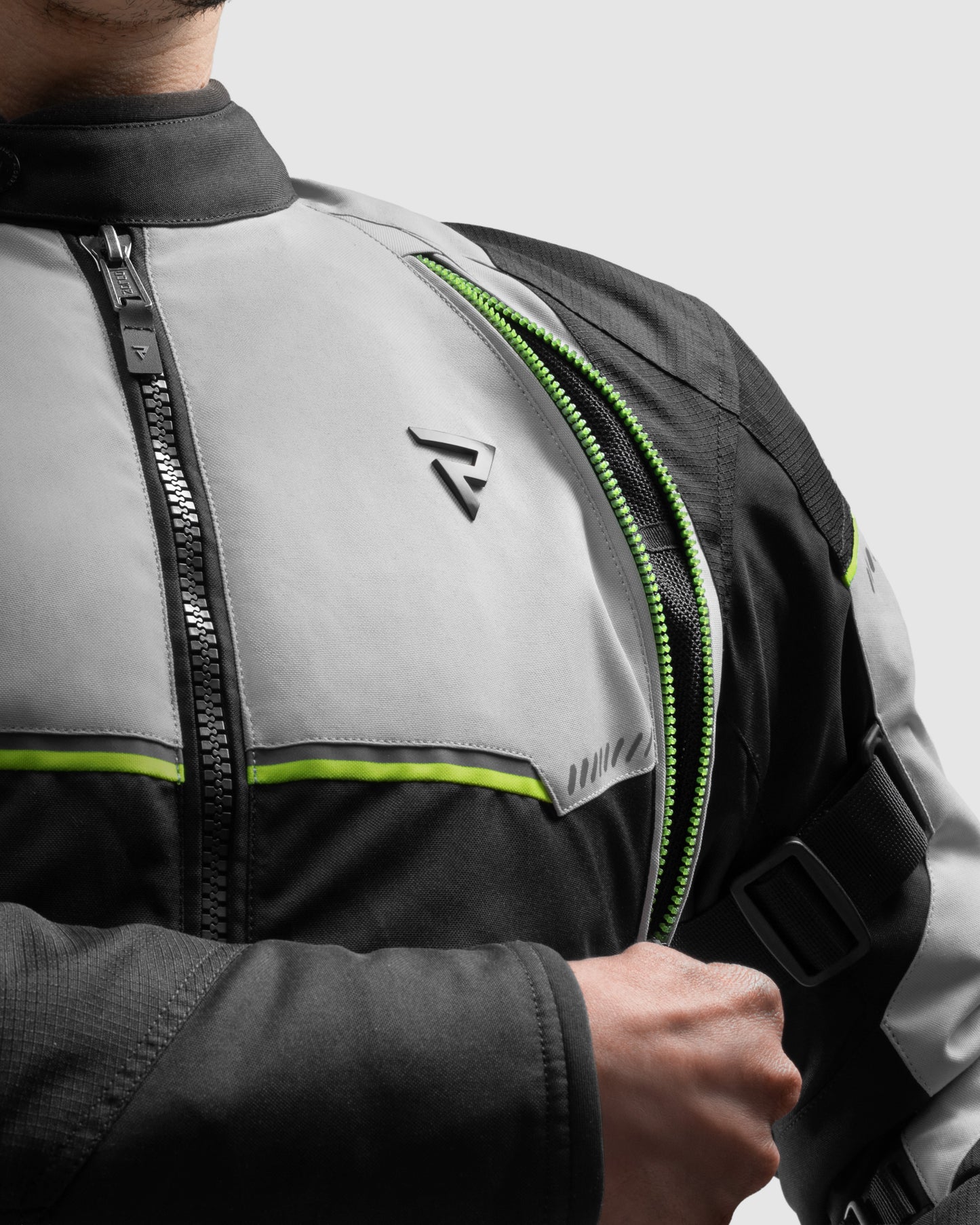 Swift Motorcycle Jacket Light Grey