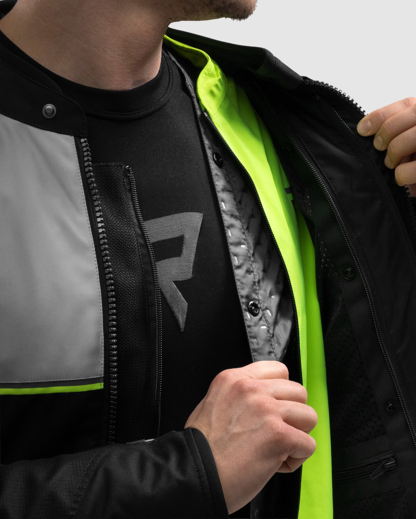Swift Motorcycle Jacket Light Grey