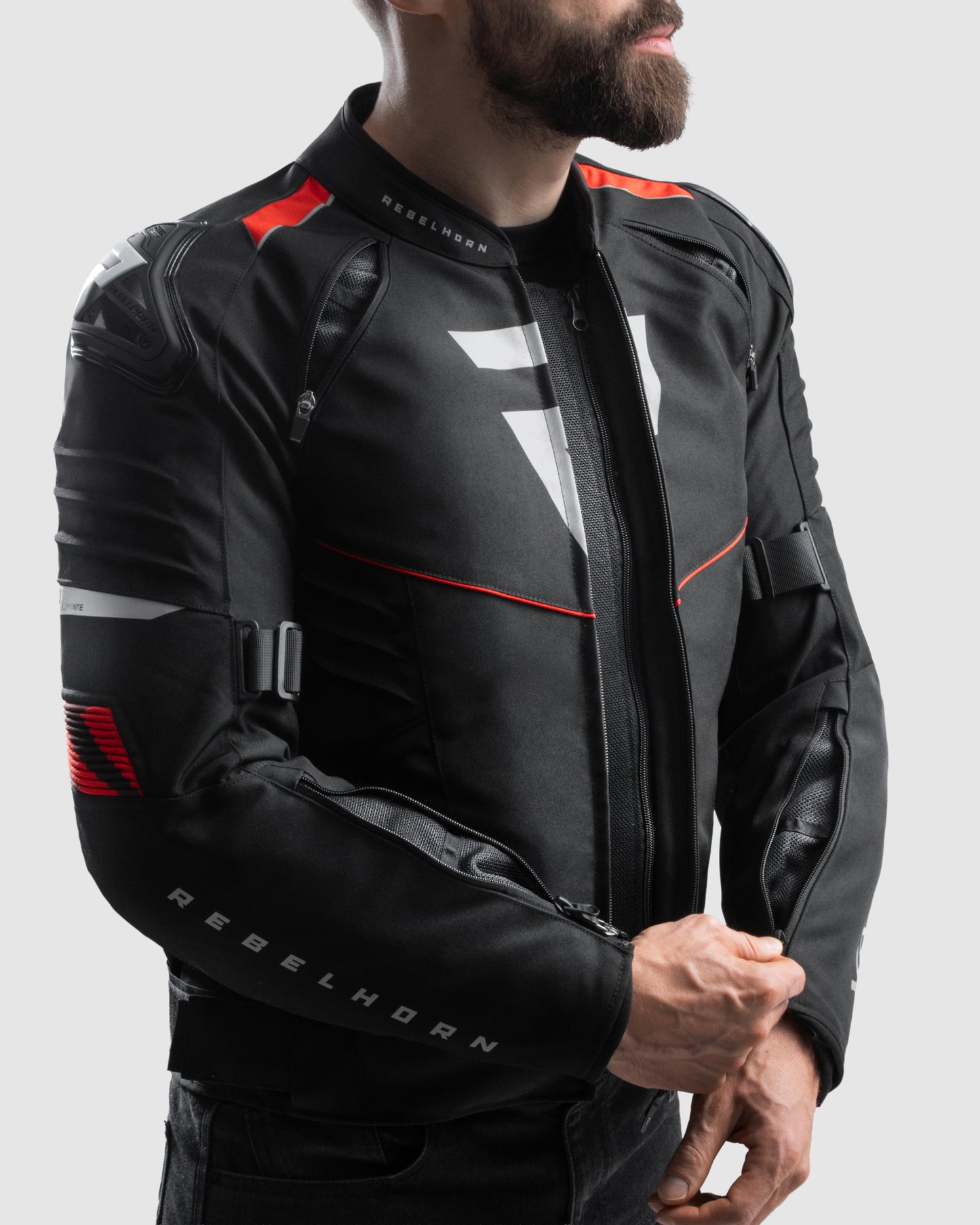 Vandal 2 TEX Motorcycle Jacket Red