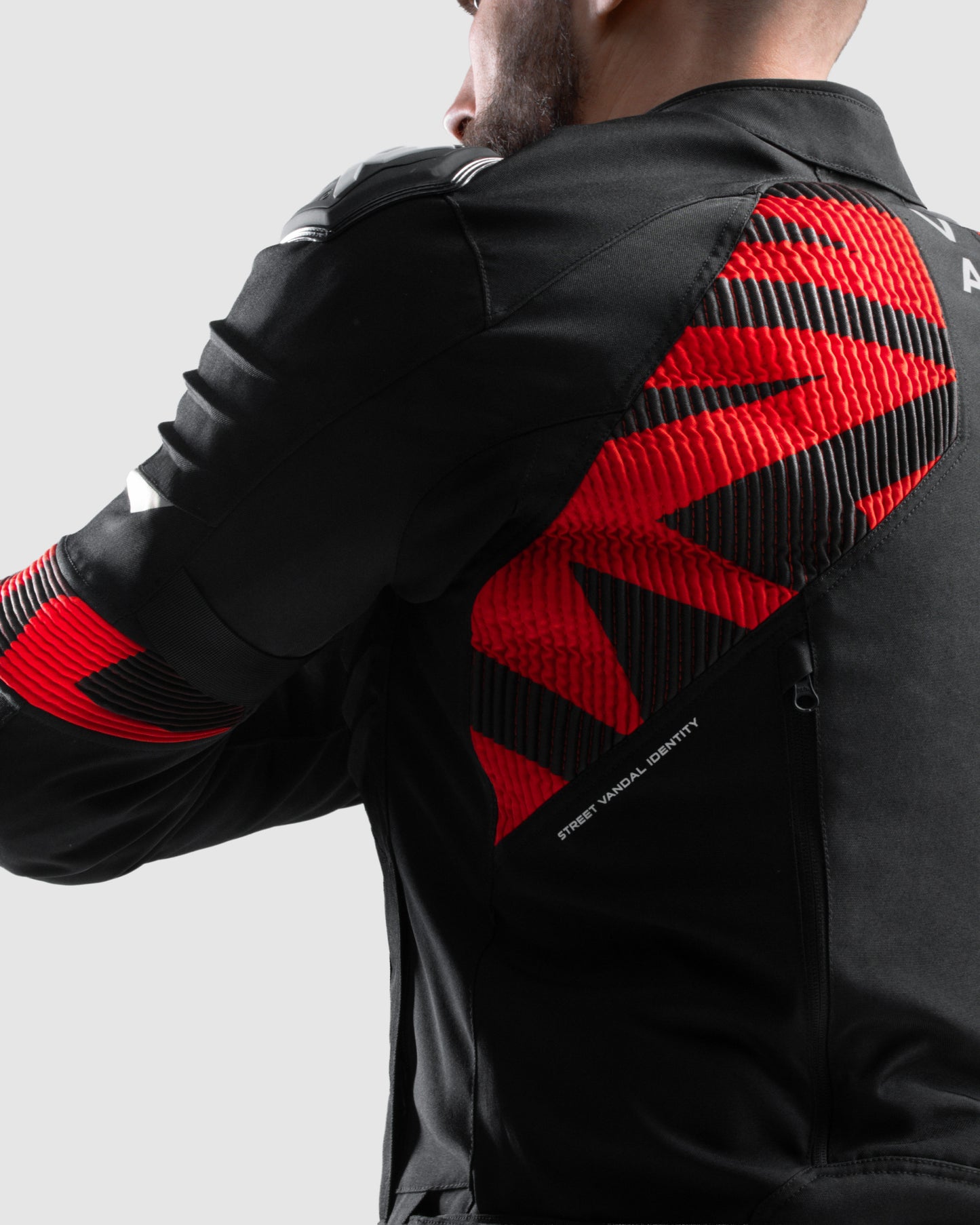 Vandal 2 TEX Motorcycle Jacket Red