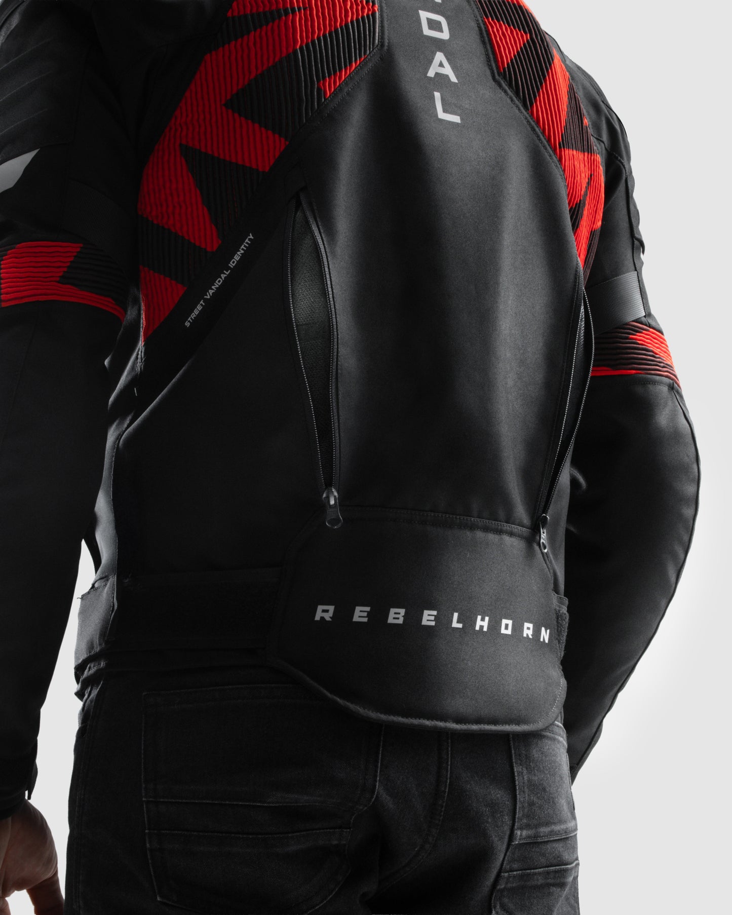 Vandal 2 TEX Motorcycle Jacket Red