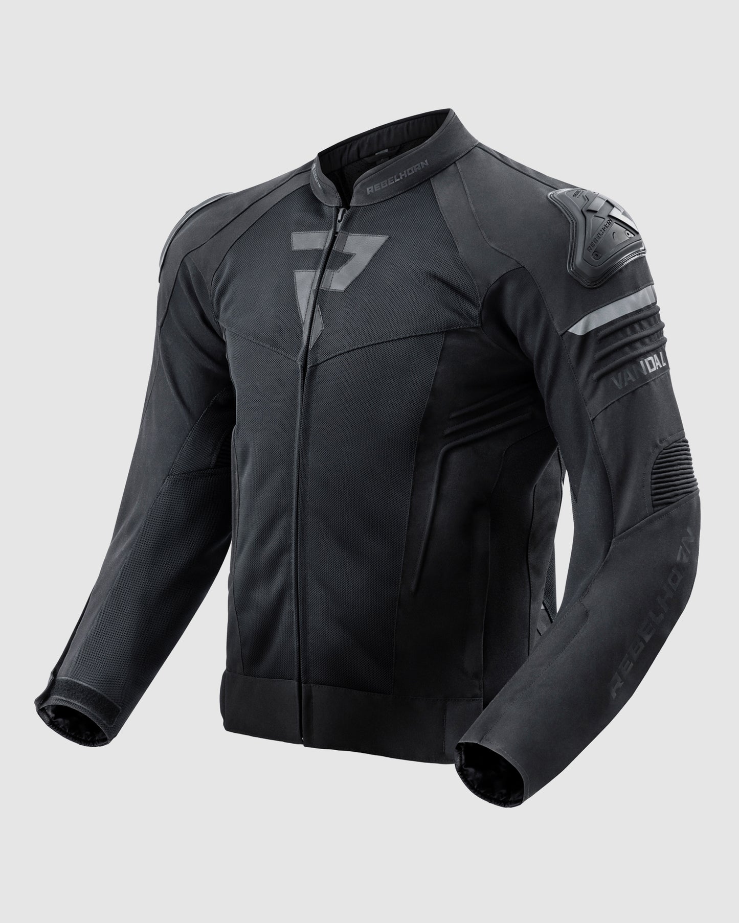 Vandal Mesh Motorcycle Jacket Black