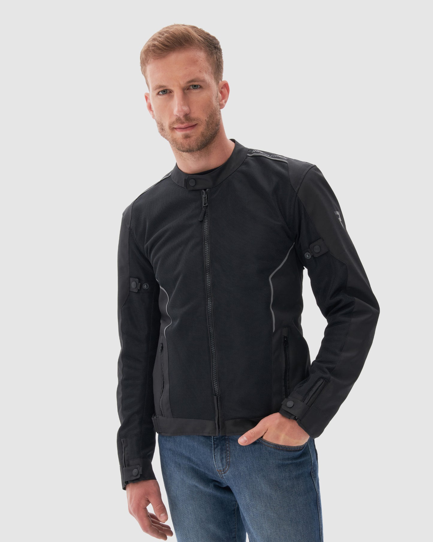 Wave Motorcycle Jacket Black