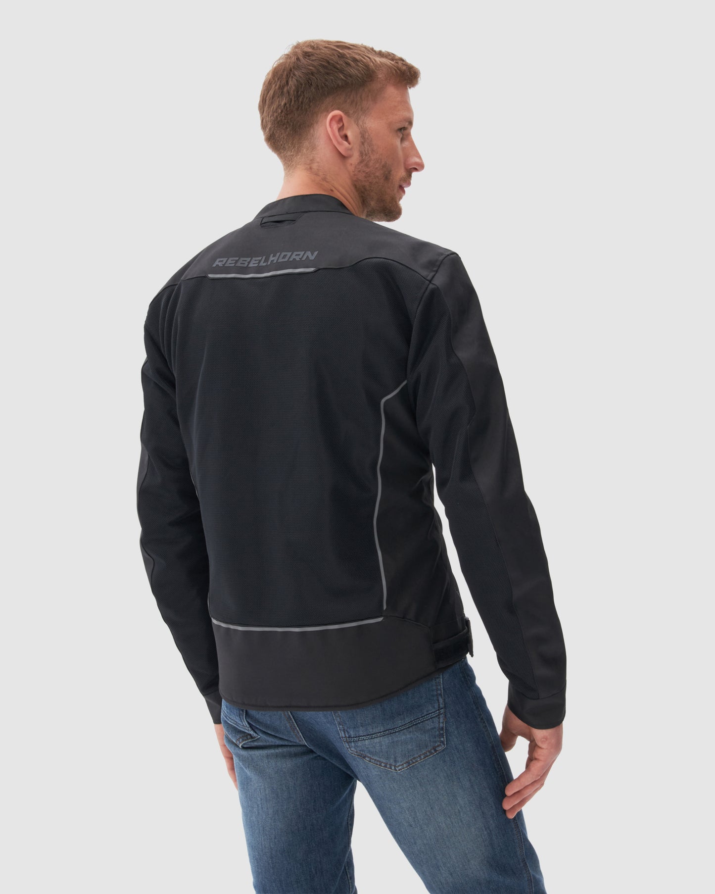 Wave Motorcycle Jacket Black