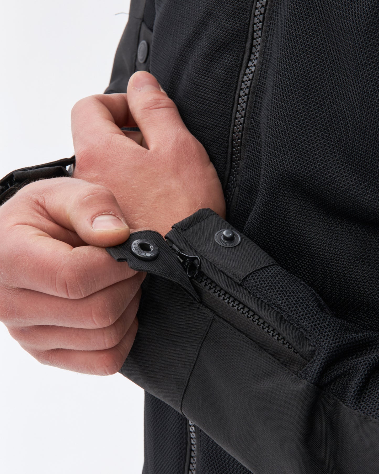 Wave Motorcycle Jacket Black