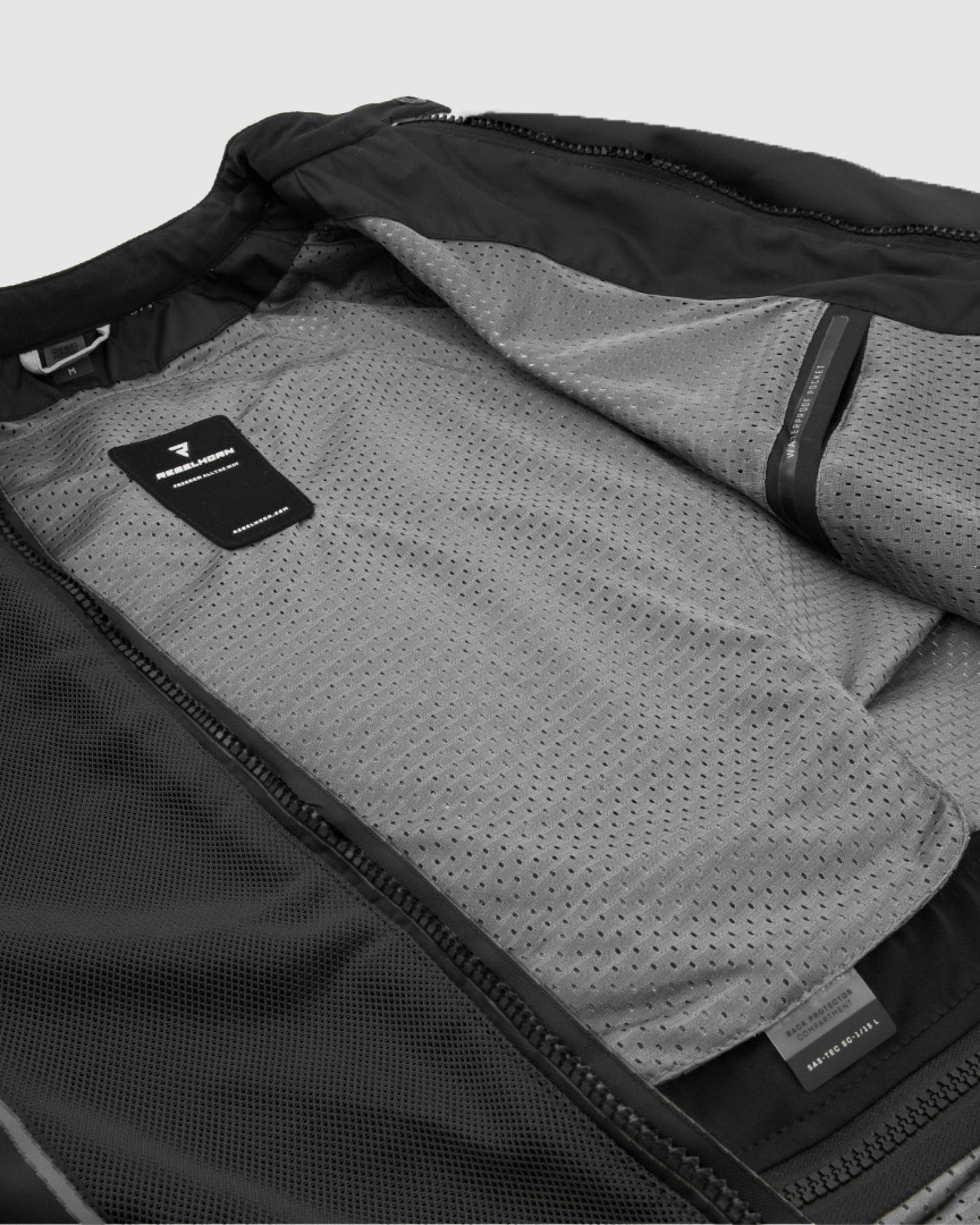 Wave Motorcycle Jacket Black