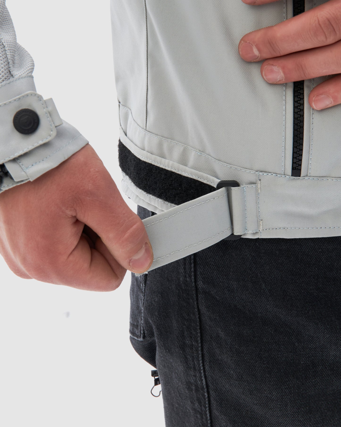 Wave Motorcycle Jacket Grey