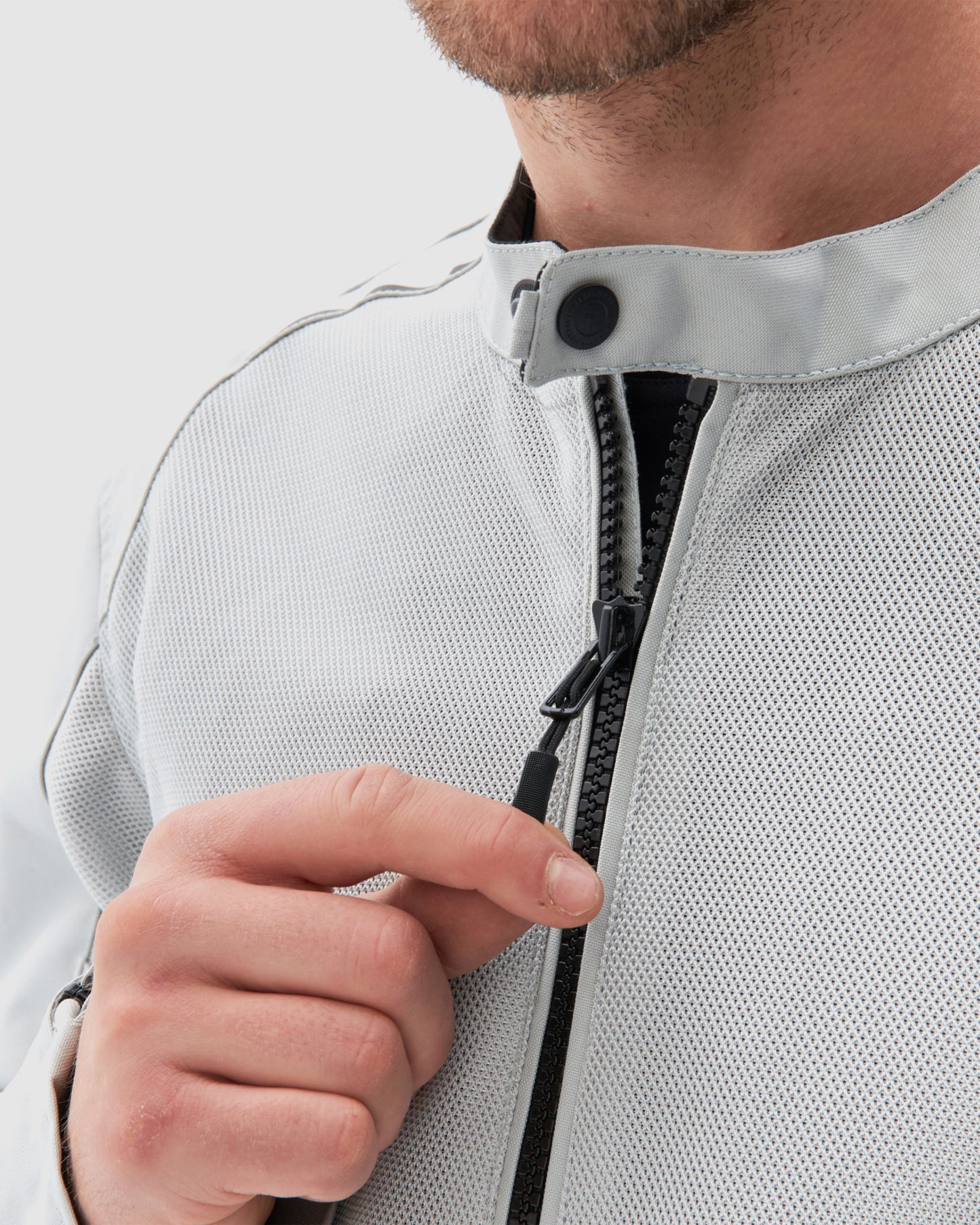 Wave Motorcycle Jacket Grey