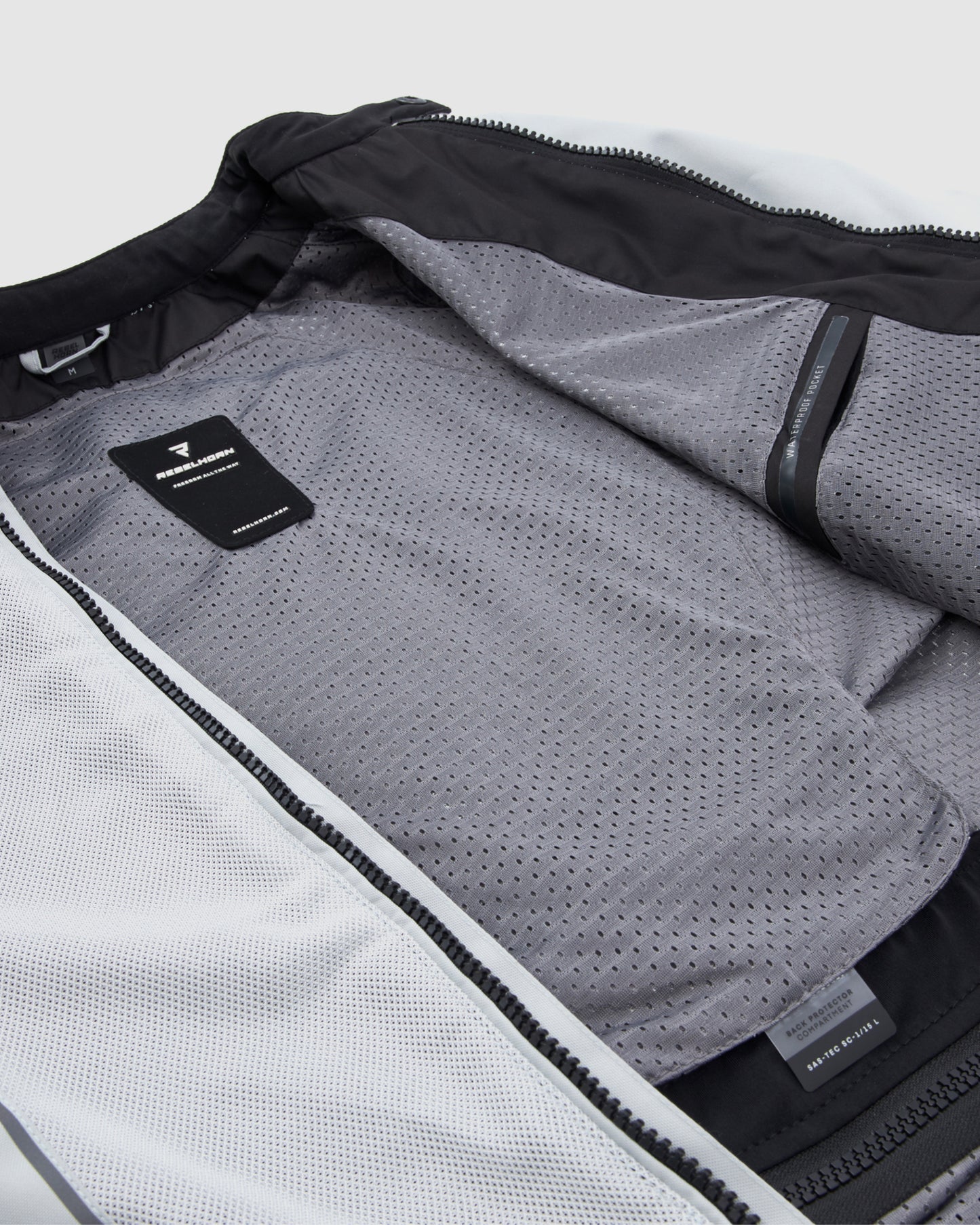 Wave Motorcycle Jacket Grey
