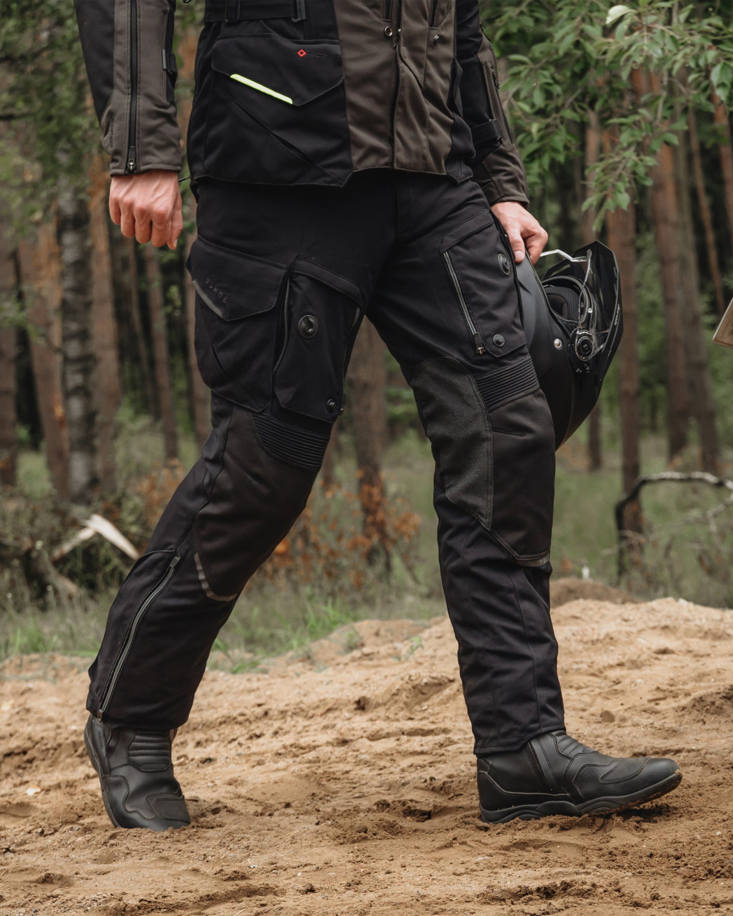 Range Motorcycle Pants Black