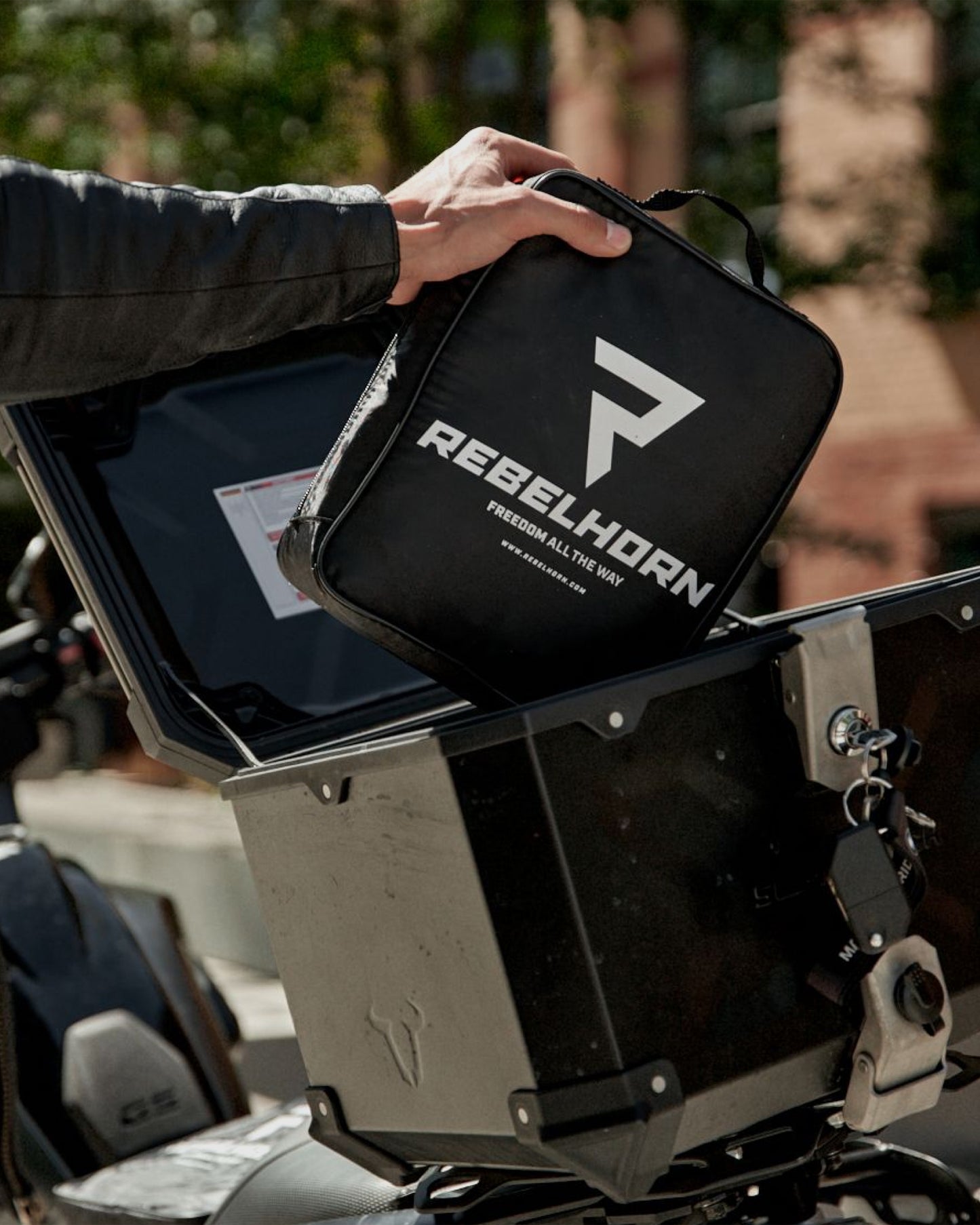 Motorcycle Cover II With Top Case