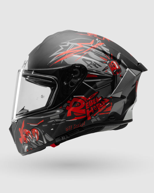 Spark 2 Cruze Motorcycle Helmet Airoh x Rebelhorn