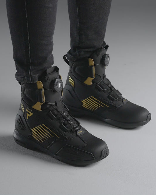 Core Motorcycle Boots Gold