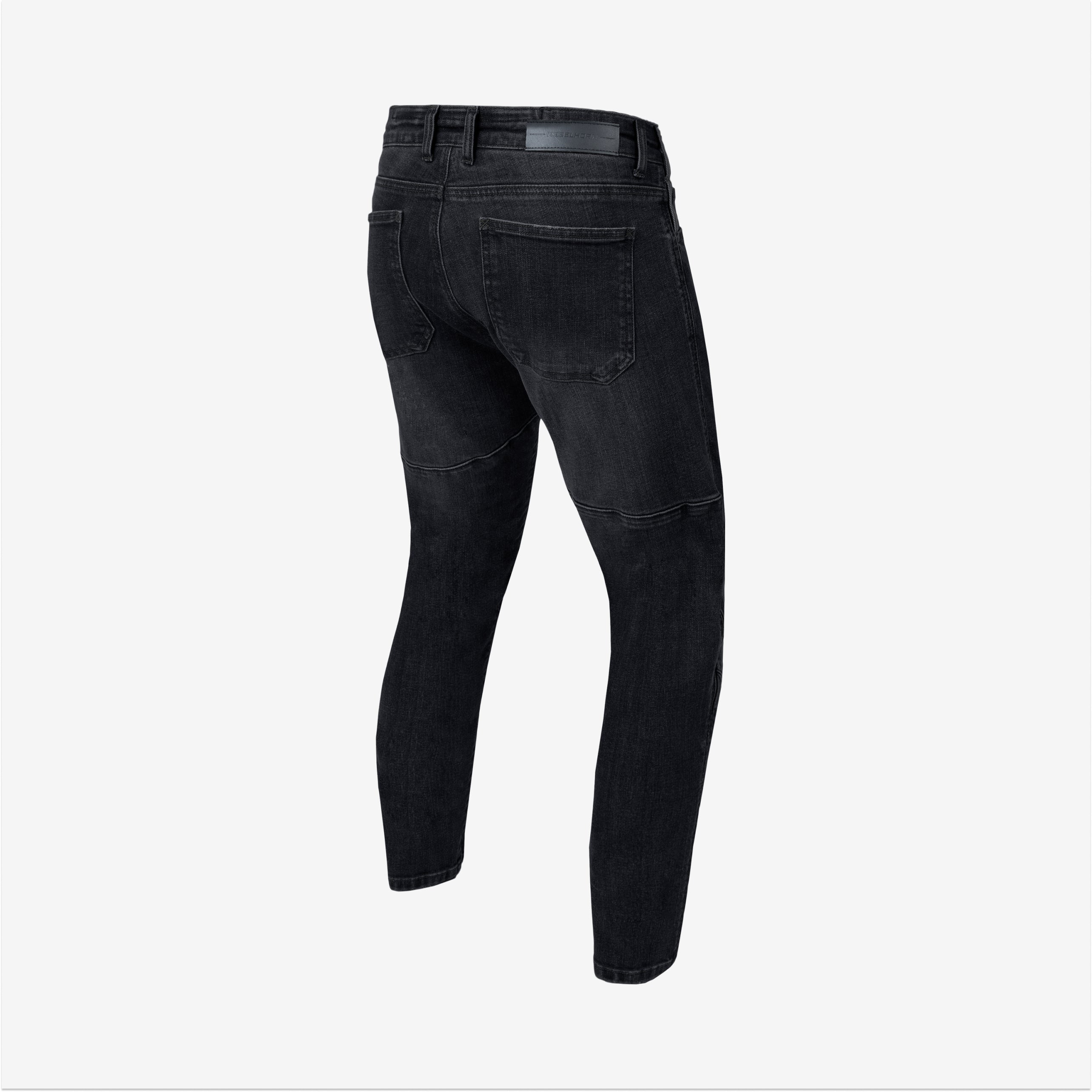 Tapered on sale biker jeans